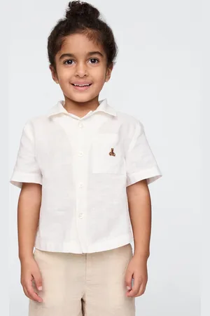 GAP Camicia in lino e cotone per bambino Kids, Bambino, , Taglia 2Y/84-91