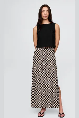 GAP Gonna lunga a quadri , , , Taglia XS