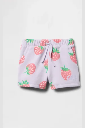 GAP Shorts lilla con stampa fragole Kids, Bambina, , Taglia 6-12M/69-74