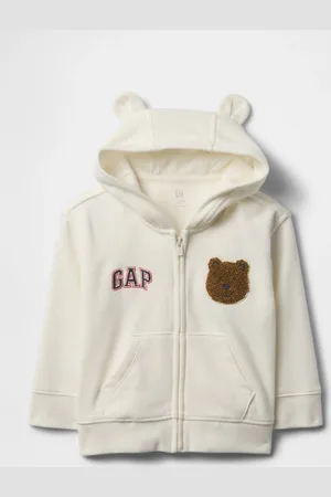 GAP Felpa con cappuccio Kids in misto cotone, , Taglia 0-3M/46-58