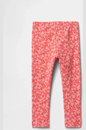 GAP Leggings rosa a fiori per bambina, Bambina, , Taglia 12-18M/74-79