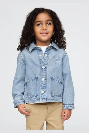GAP Giacca denim con logo ricamato per bimbi , Bambino, , Taglia 12-18M/74-79