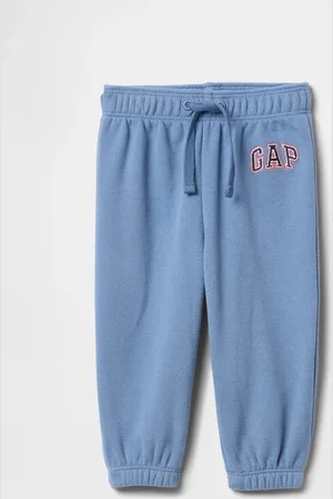 GAP Pantaloni joggers azzurri in misto cotone, , Taglia 0-3M/46-58