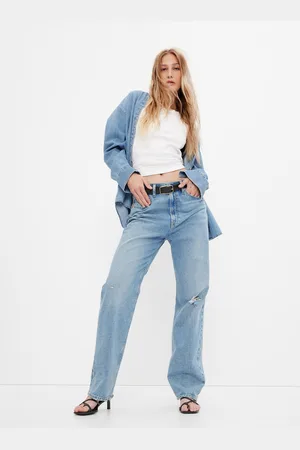 GAP Jeans loose fit con strappi, , , Taglia 34 REGULAR