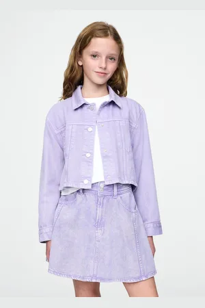 GAP Giacca cropped viola per bambina, Bambina, , Taglia S