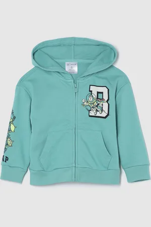 GAP Felpa con cappuccio verde Kids, Bambino, , Taglia 6-12M/69-74