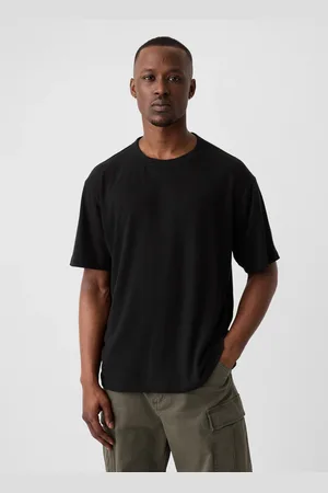 GAP T-shirt in misto lino, , , Taglia XS