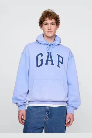 GAP Felpa con cappuccio azzurra , , , Taglia S