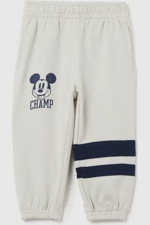 GAP Pantaloni jogger beige con stampa Mickey Kids, Bambino, , Taglia 6-12M/69-74