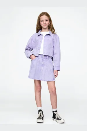 GAP Gonna mini viola denim Kids, Bambina, , Taglia 5Y/107-114