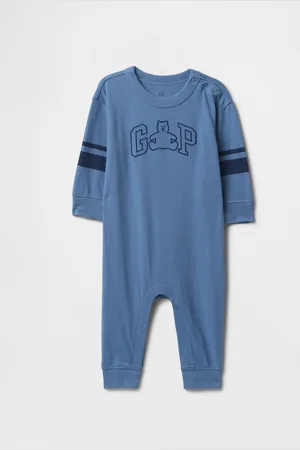 GAP Tutina blu per neonati con logo , , Taglia 0-3M/46-58