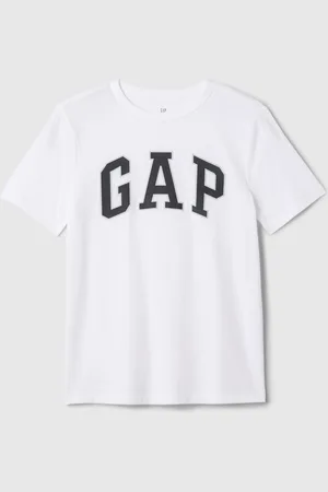 GAP T-shirt bianca a maniche corte con logo , Bambino, , Taglia S/114-130
