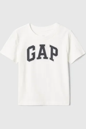 GAP T-shirt a maniche corte bianca con logo , Bambino, , Taglia 6-12M/69-74