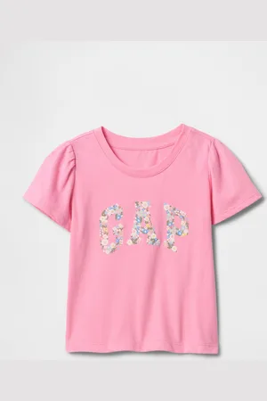 GAP T-shirt rosa per bambina in puro cotone , Bambina, , Taglia 6-12M/69-74