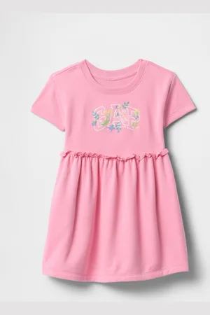 GAP Vestito rosa in puro cotone Kids, Bambina, , Taglia 6-12M/69-74