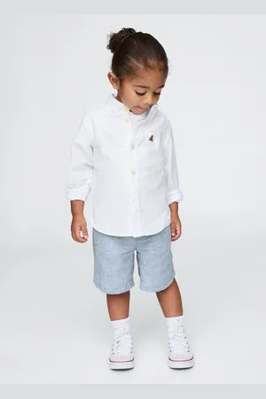 GAP Bermuda bambino in lino e cotone, Bambino, , Taglia 12-18M/74-79