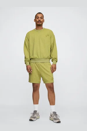 GAP Shorts verde in misto cotone, , , Taglia XS