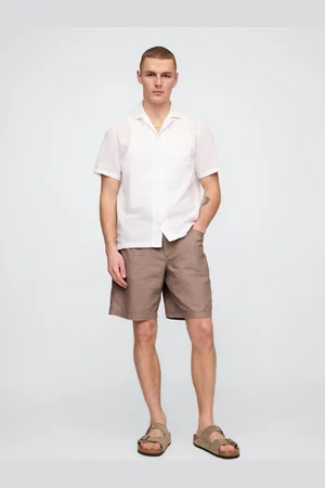 GAP Shorts marroni in lino e cotone , , , Taglia XS