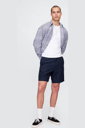 GAP Shorts blu in lino e cotone , , , Taglia 29