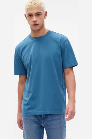 GAP T-shirt azzurra a maniche corte in cotone , , , Taglia XS