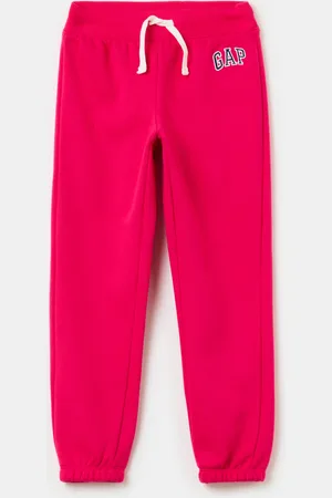GAP Joggers in felpa ricamo logo, Bambina, , Taglia M/134-137