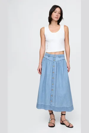 GAP Gonna lunga in denim, , , Taglia 34