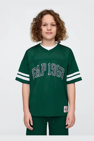 GAP Maglia sportiva verde con logo 1969, Bambino, , Taglia XS/99-114