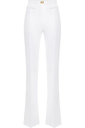 Elisabetta Franchi PANTALONI CON PLACCA LOGO