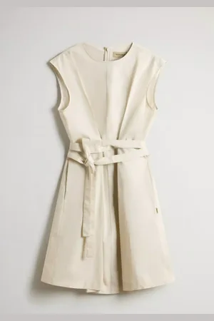 Woolrich POPLIN BELTED DRESS