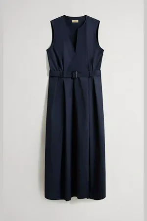 Woolrich BELTED LONG DRESS