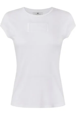 Elisabetta Franchi T-SHIRT CON RICAMO