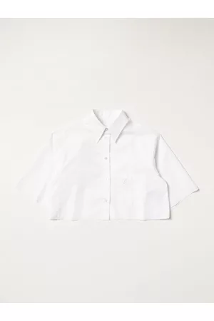 Maison Margiela Camicia cropped in cotone