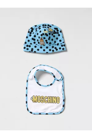 Moschino Set cappello + bavaglino Baby in cotone