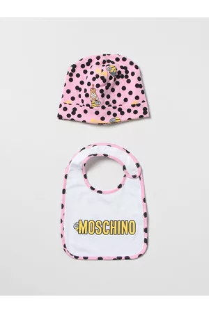 Moschino Set cappello + bavaglino Baby in cotone