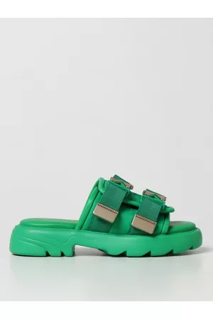 Bottega Veneta Sandalo Flash Flat in gomma e tela