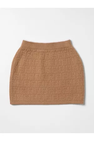 Fendi Gonna Kids con logo FF all over