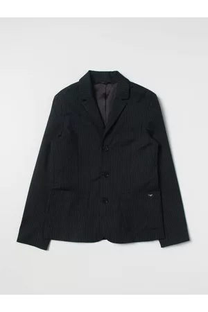 Emporio Armani Blazer in misto viscosa a quadretti