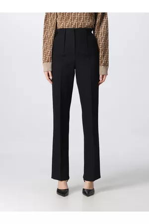 Fendi Pantalone in lana di tosa