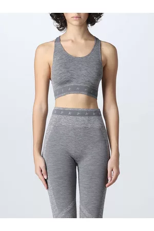 Golden Goose Top cropped con logo