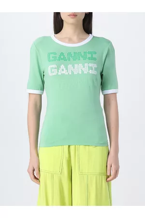Ganni T-shirt in TENCEL Lyocell