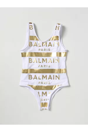 Balmain Costume Kids in tessuto stretch