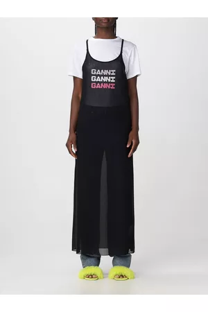 Ganni Slip dress in tessuto riciclato