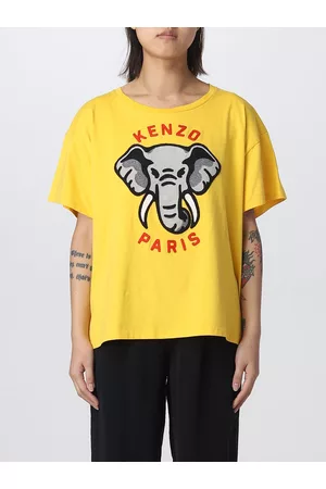 Kenzo T-shirt Elephant in cotone