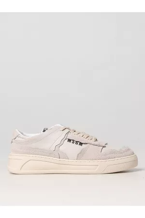 Msgm Sneakers Fantastic Green in pelle conciata