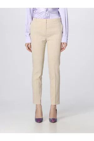 Pinko Pantalone in misto lino stretch
