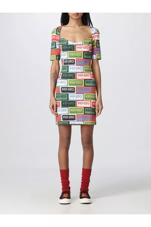 Kenzo Abito Labels in tessuto stretch