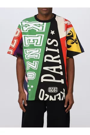 Kenzo T-shirt con stampe grafiche all-over