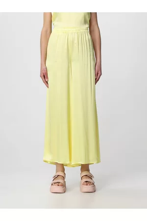 SEMICOUTURE Pantalone in misto seta