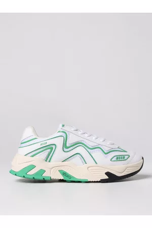 Msgm Sneakers in pelle e mesh