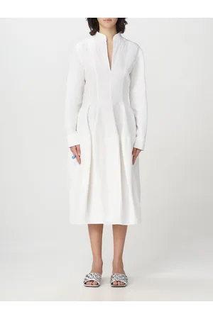 Bottega Veneta Abito in lino e viscosa
